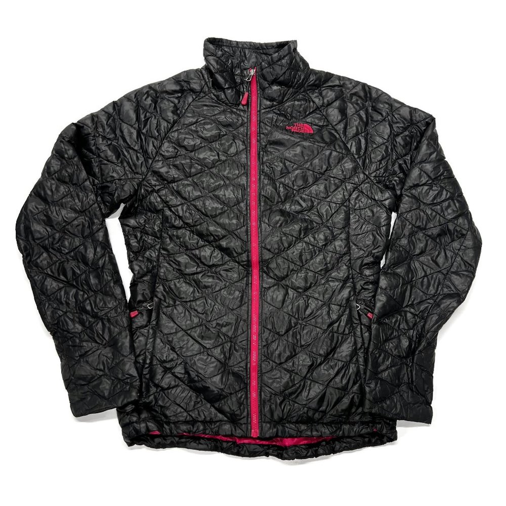 The North Face‎ Thermoball Jacket Womens Small Black Puffer Quilted Nylon C775